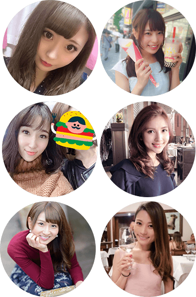 ６人の女性会員の写真